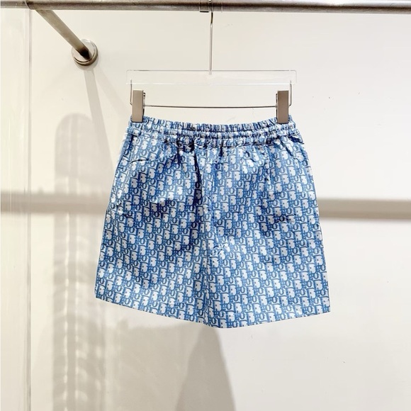 Authentic Dior Monogram Blue and White Athletic Shorts - Picture 2 of 7